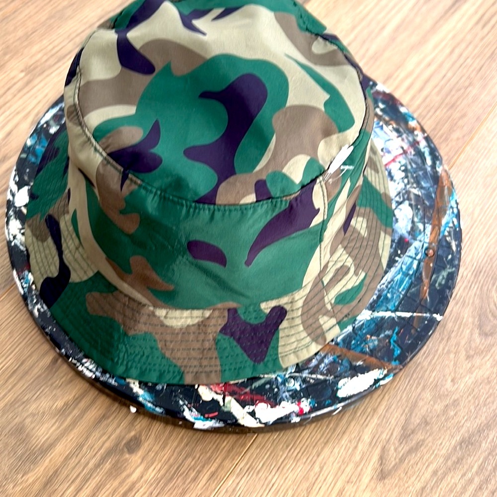 🟢HURLEY BUCKET HAT  | Green Camo | Awesome Hat | super cool find - Picture 7 of 16